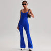 JIA Recycled Fitness Jumpsuit with Adjustable Straps-blue