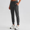JIA Recycled Fitness Workout Running Jogger Pants with Pockets-grey