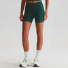 JIA Recycled High Waist Brushed Athletic Gym Shorts for Women-green