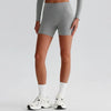 JIA Recycled High Waist Brushed Athletic Gym Shorts for Women