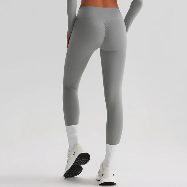 JIA Recycled High Waist Brushed Booty Lifting Yoga Pants-back