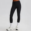 JIA Recycled High Waist Brushed Booty Lifting Yoga Pants-black