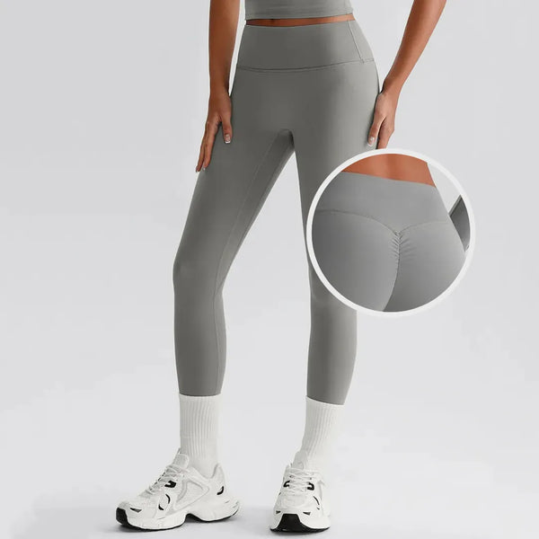 JIA Recycled High Waist Brushed Booty Lifting Yoga Pants