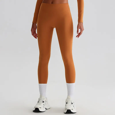JIA Recycled High Waist Brushed Booty Lifting Yoga Pants tummy control fitness leggings