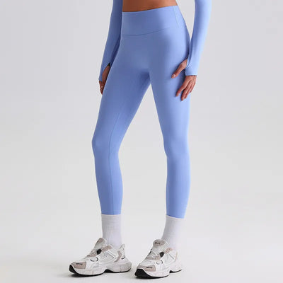 JIA Recycled High Waist Brushed Yoga Leggings tummy control yoga leggings gym outfits