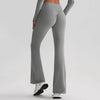 JIA Recycled High Waist Butt Lifting Flare Yoga Pants-back