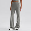 JIA Recycled High Waist Flare Pants with Pockets