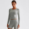 JIA Recycled Slim Fit Long Sleeve Yoga Top for women