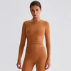 JIA Recycled Slim Fit Long Sleeve Yoga Top for women