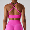 JIA Seamelss Criss Cross Back Sports Bra 
