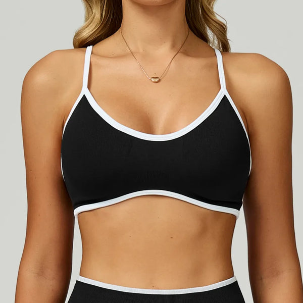 JIA Seamless Color-Bound Sports Bra