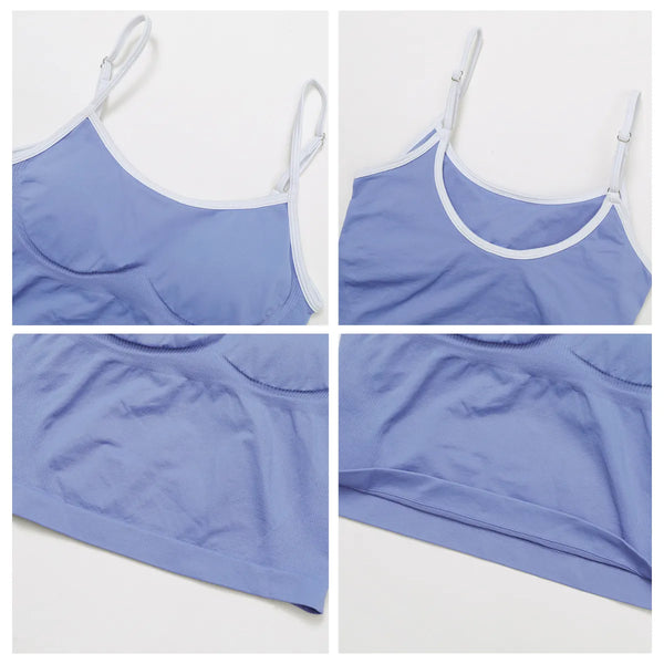 JIA Seamless Color-Bound Yoga Tank Top