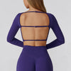 JIA Seamless Elegant Long Sleeve Workout Shirt