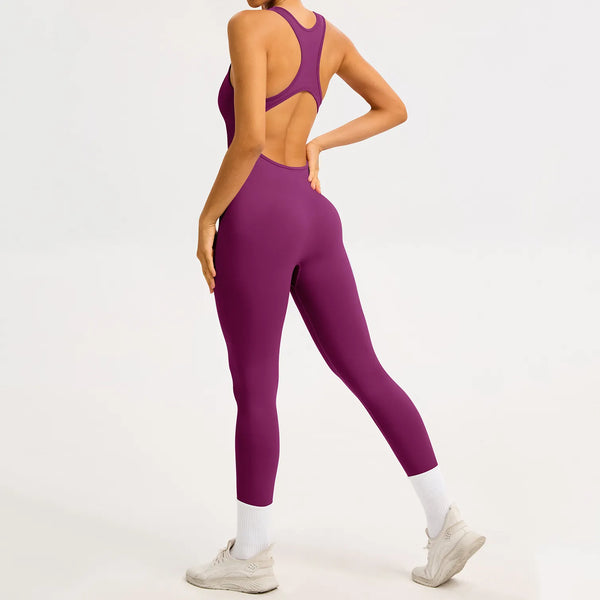 JIA Seamless Fitness Fitted Jumpsuit Bodysuit Fitness Wear​