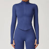 JIA Seamless Fitness Jacket with Thumb Holes