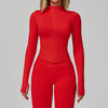 JIA Seamless Fitness Jacket with Thumb Holes