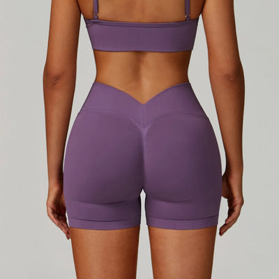 JIA Seamless Gym Shorts Butt Lifting Shorts 