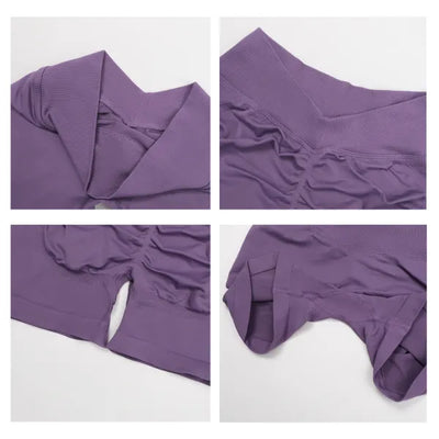 JIA Seamless Gym Shorts Butt Lifting Shorts fitness outfit