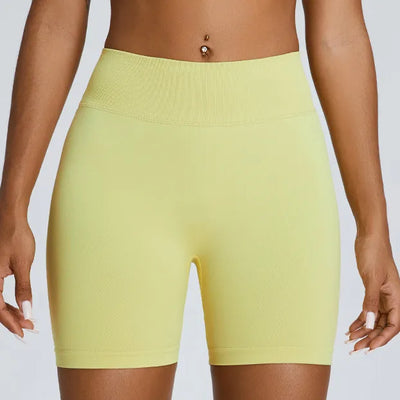 JIA Seamless Running Shorts with Butt Lifting 