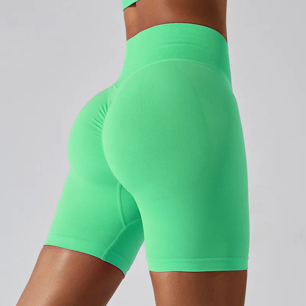 JIA Seamless Running Shorts with Butt Lifting athletic shorts