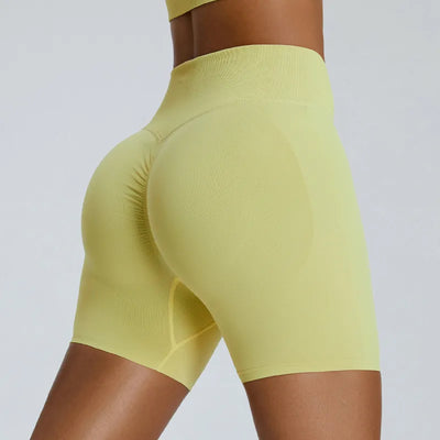 JIA Seamless Running Shorts with Butt Lifting athletic shorts