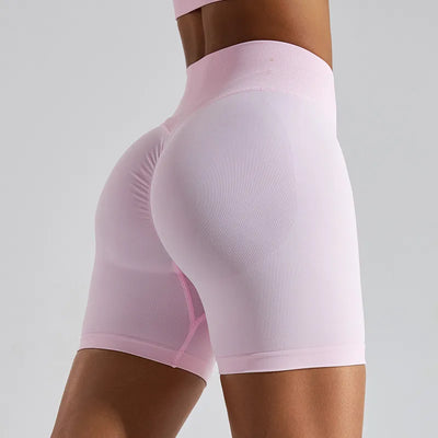 JIA Seamless Running Shorts with Butt Lifting athletic shorts