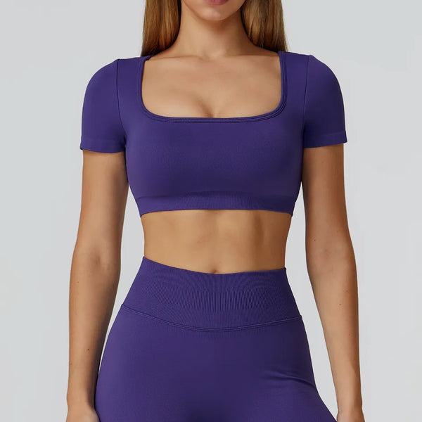 JIA Seamless  Slim Fit Fitness Top for Women