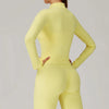 JIA Seamless Slim Fit Sports Jacket with Thumb Holes 