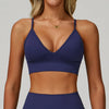 JIA Seamless Sports Bra with Spaghetti Straps