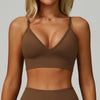 JIA Seamless Sports Bra with Spaghetti Straps
