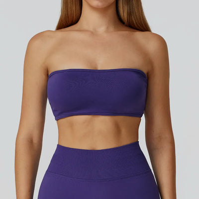 JIA Seamless Strapless Sports Yoga Bra