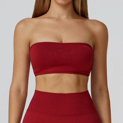 JIA Seamless Strapless Sports Yoga Bra