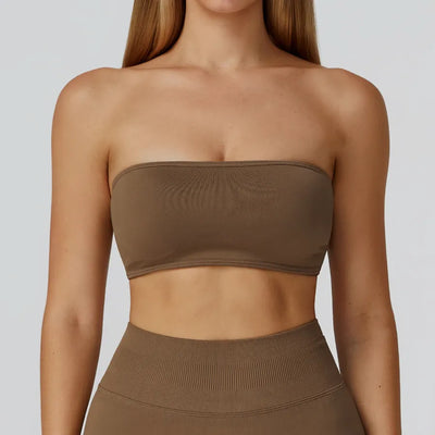 JIA Seamless Strapless Sports Yoga Bra