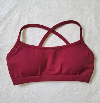 JIA Seamless Workout Clothes 2 Piece Gym Outfits sports bra with pads