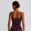 JIA Spaghetti Strap Tank Top with Built in Bra​-back