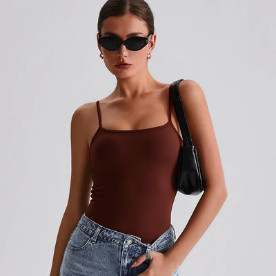 JIA Spaghetti Strap Tank Top with Built in Bra​ for yoga