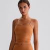 JIA Spaghetti Strap Tank Tops with Built in Bra​ for yoga