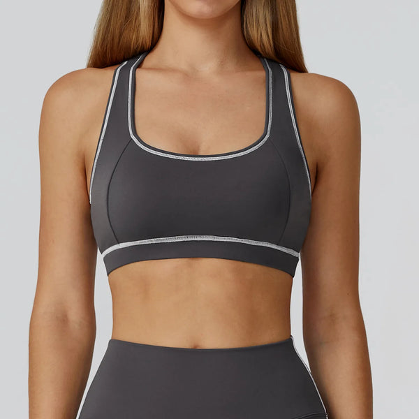 JIA Sports Bra Racerback for Yoga Fitness 