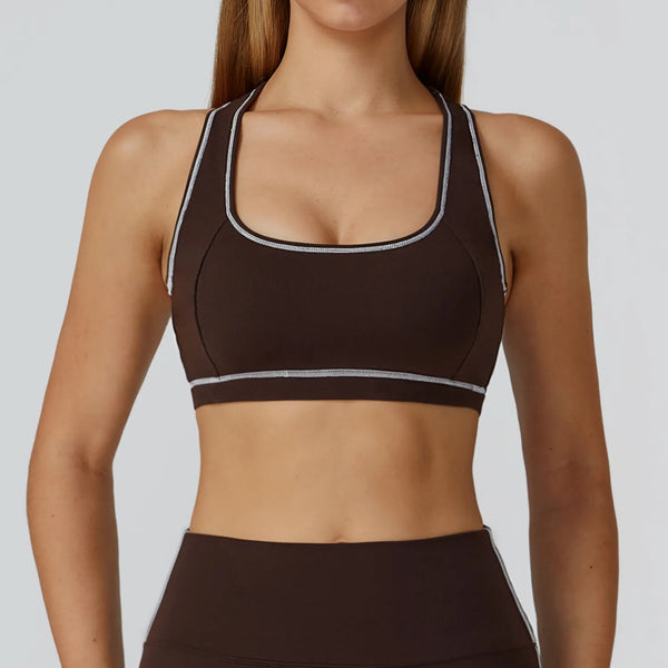 JIA Sports Bra Racerback for Yoga Fitness 