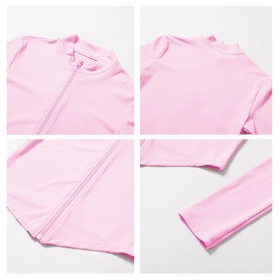 JIA Tight Zip Up Jacket​ womens yoga jacket Yoga Long Sleeve Top