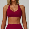JIA V Neckline Racerback Sports Bra