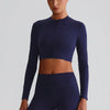 JIA Women's Yoga Jacket Yoga Crop Top for fitness