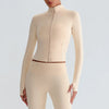 JIA women Lightweight Exercise Jackets with Thumb Holes