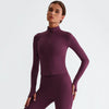 JIA women Lightweight Exercise Jackets with Thumb Holes for yoga