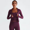 JIA women Lightweight Exercise Jackets with Thumb Holes yoga top