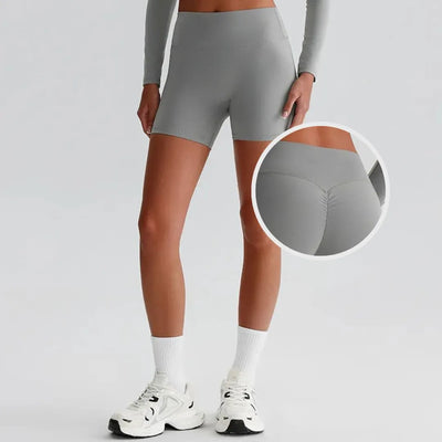 JIA Recycled Brushed Butt Lifting Workout Shorts LQ8005