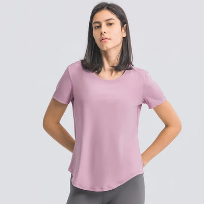 JIA Crew Neck Sports Basic Short Sleeve T Shirts custom gym wear