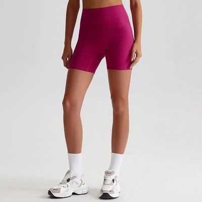 Jiaing High Elastic Workout Biker Shorts for Women