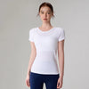 JIA Seamless Breathable Sports Short Sleeve Yoga Tops AD42001