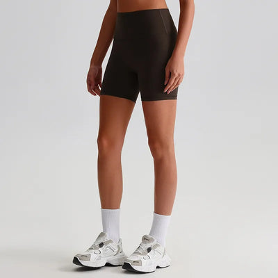Jiaing High Elastic Workout Biker Shorts for Women